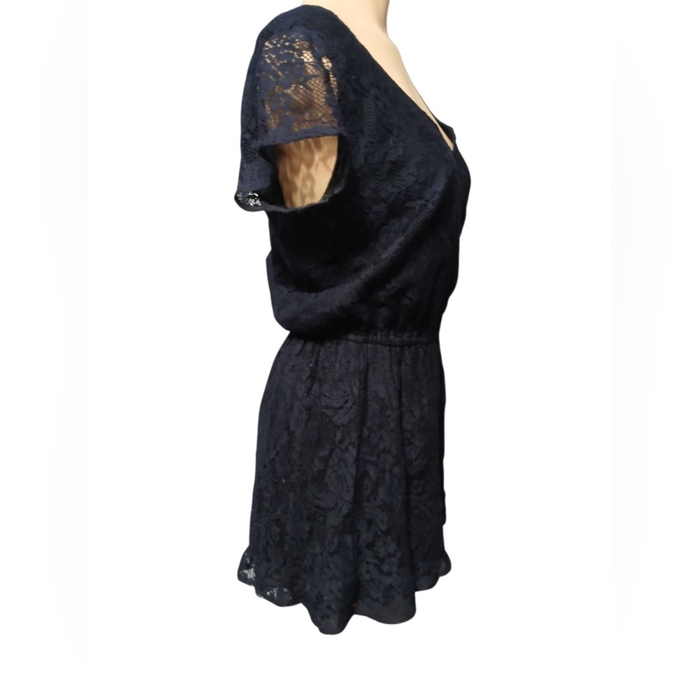 Abercrombie & Fitch Navy Lace Jumpsuit - Picture 9 of 10